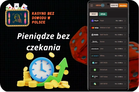 Szybkie wypłaty w kasynie bez dowodu
